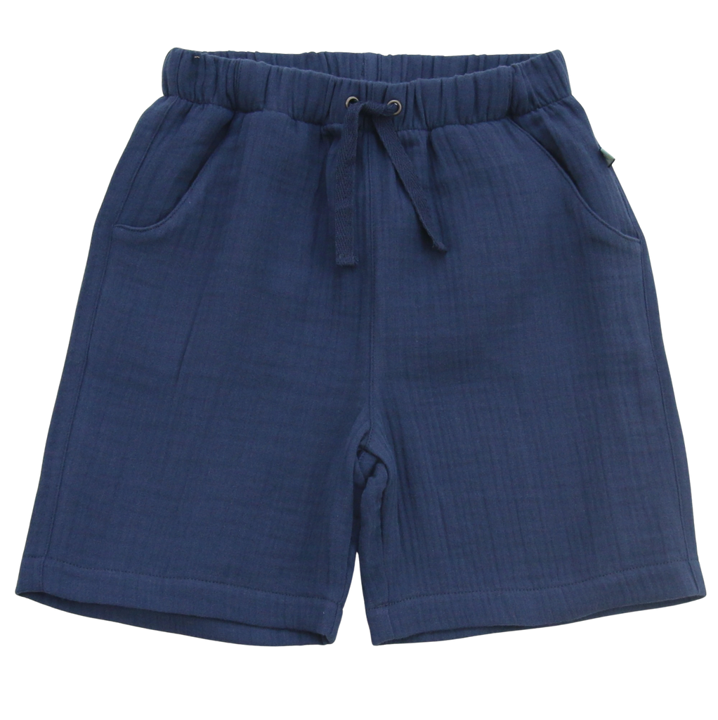 ENFANT TERRIBLE - Shorts Musselin Midnight Blue