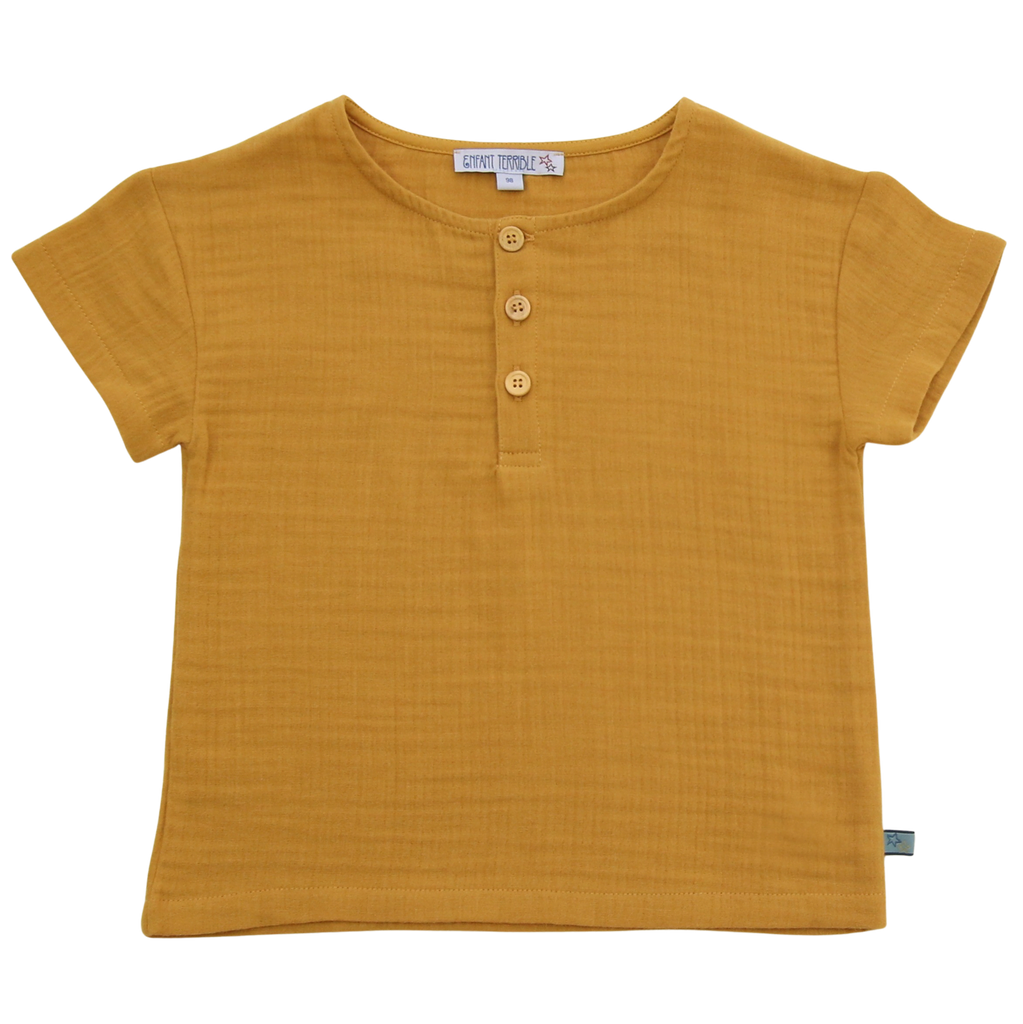 ENFANT TERRIBLE - Shirt Musselin Ochre