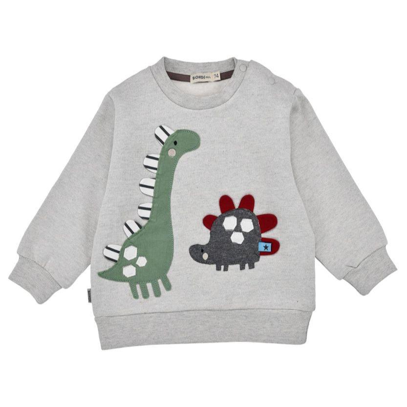 Bondi Sweatshirt Dino 91808 102 stone melange