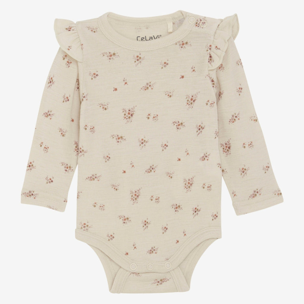 CelaVi Babybody aus Merinowolle Oeko-Tex zertifiziert 330559 wild ginger 4892