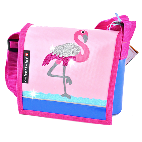 Cwirbelwind Kindergartentasche Flamingo Glitzer