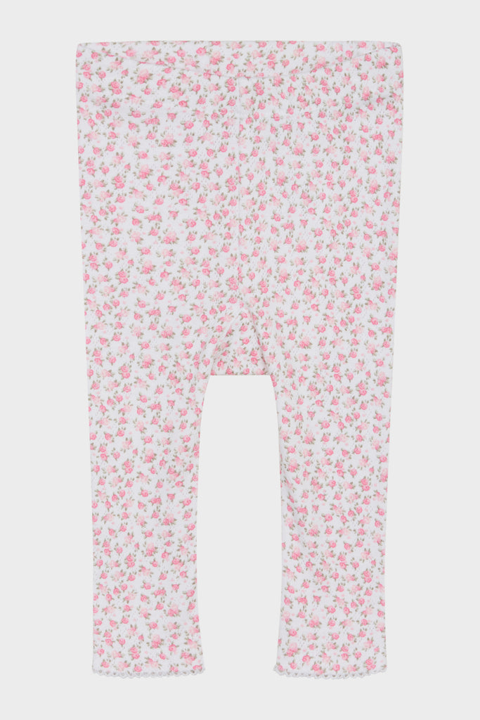 Hust & Claire Baby Leggings mit Blumenmuster 34117 3246 white