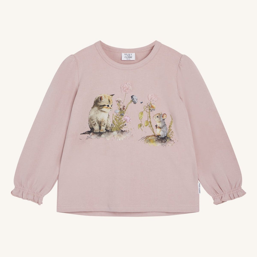 Hust & Claire T-Shirt HCAjsa aus Bio-Baumwolle dusty rose 3366 Artikel nr. 44329