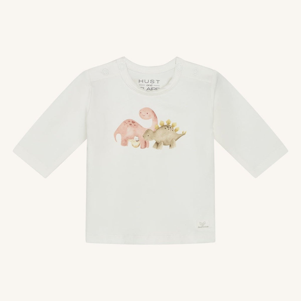 Hust & Claire Babyshirt mit Dinos HCAlex 39298 3366 dusty rose