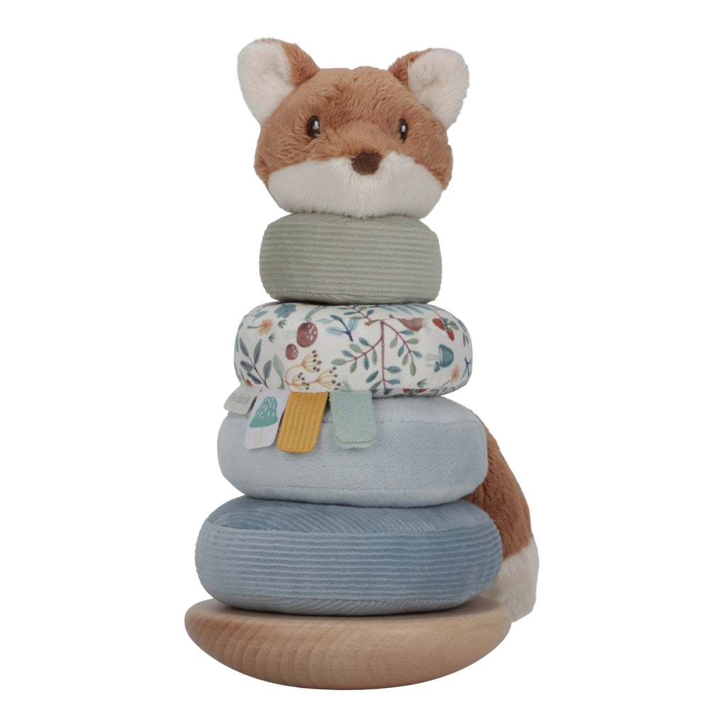 Little Dutch Stapelturm mit Ringen LD8922 Forest Friends