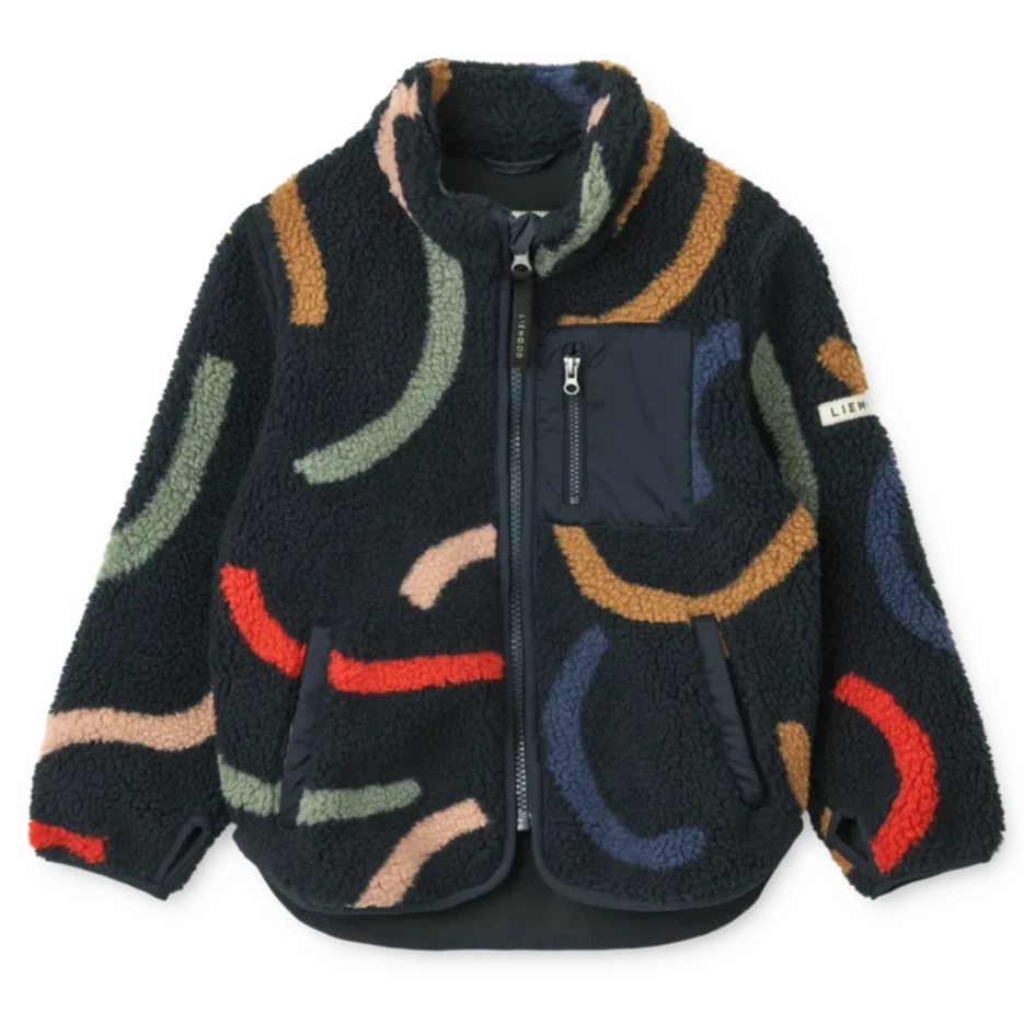 Liewood Jacke Nolan Graphic Swirls Classic Navy LW19877 2172