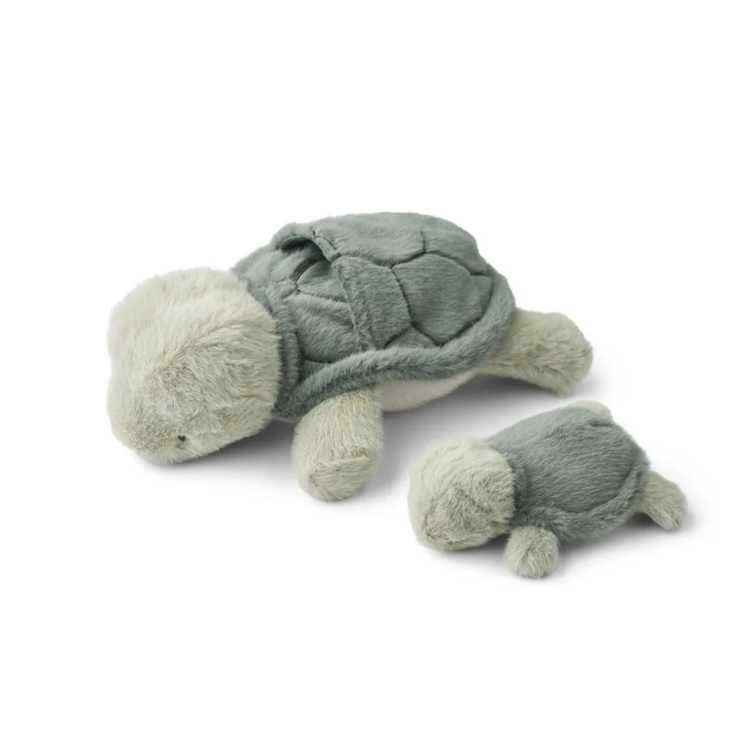 Liewood Berto & Baby Schildkröte Teddy Turtle LW20026 Faune Green 7300