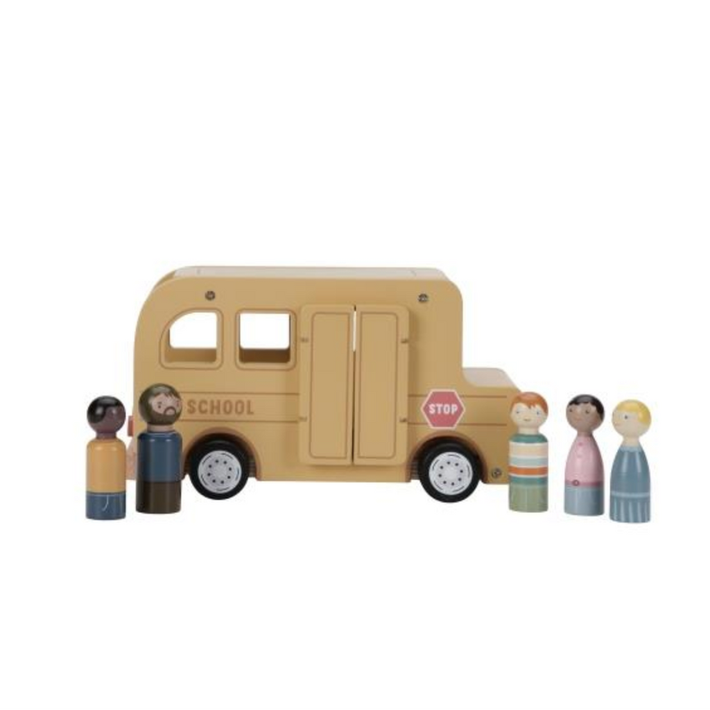 Little Dutch Schulbus mit Figuren aus FSC Holz LD8023