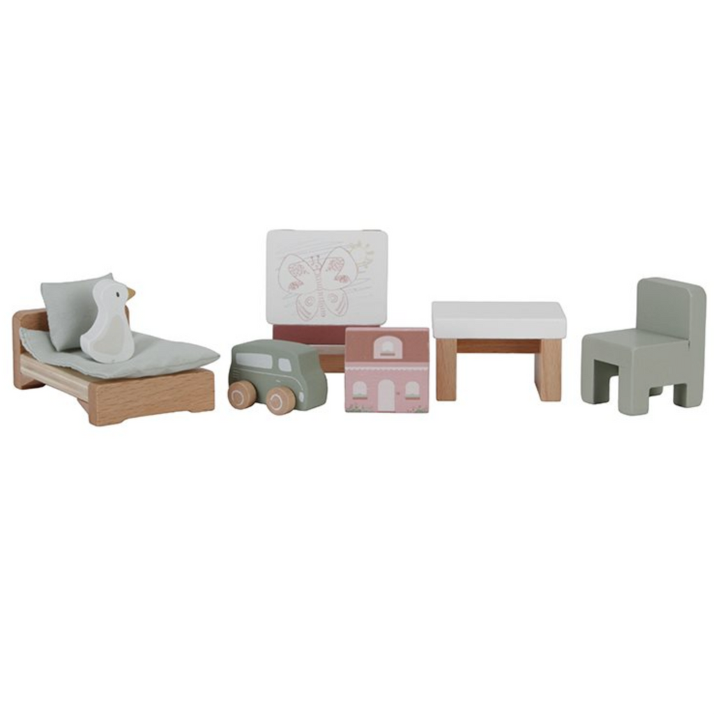 Little Dutch Puppenhaus Erweiterungsset Kinderzimmer FSC LD7119