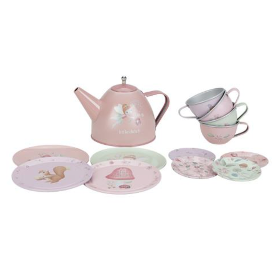 Little Dutch Teeset 13-teilig Fairy Garden aus Zinn 2013747