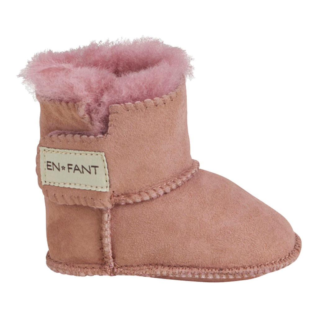 En Fant - Lammfellschuhe Old Rose