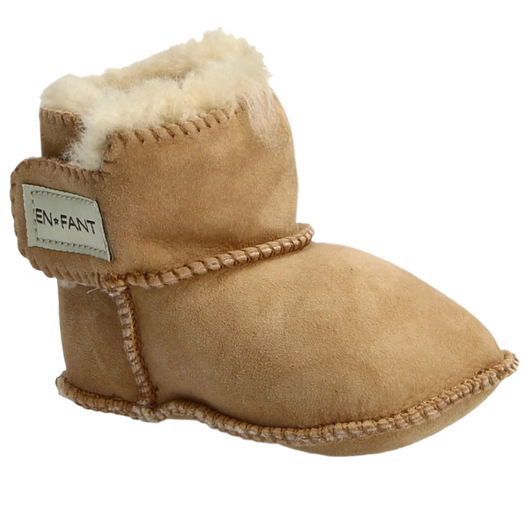 En Fant - Lammfellschuhe Camel