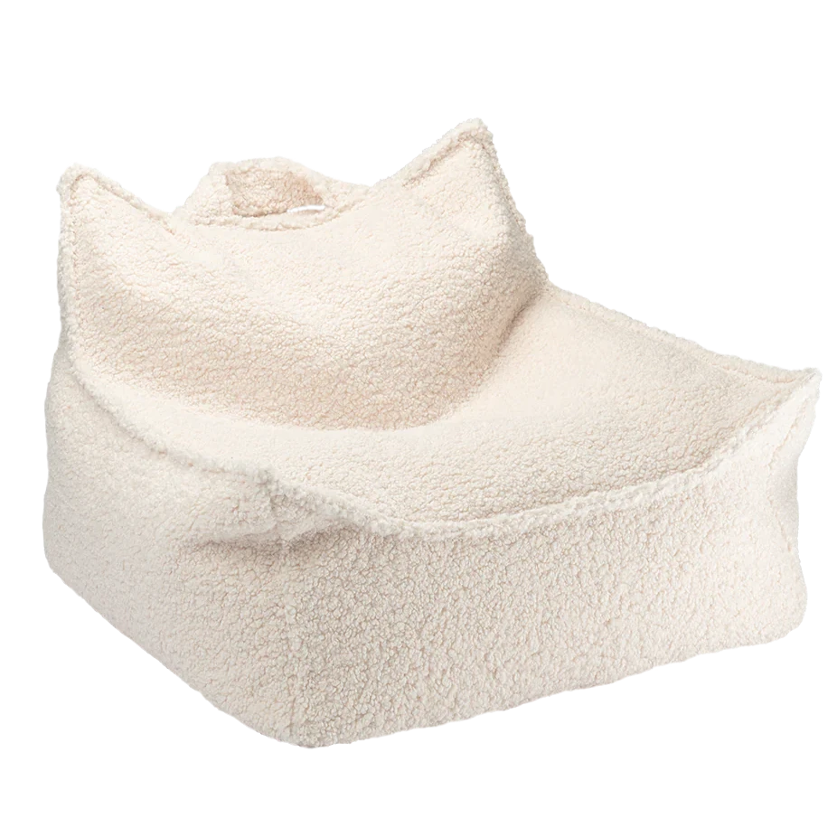 wigiwama Sitzsack beanbag chair cream white