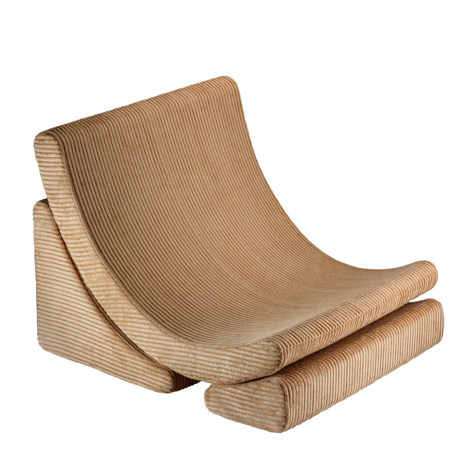 wigiwama moon chair toffee